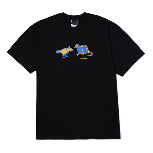 Huf Rigeon Pat T-Shirt - Black - Streetart.fr